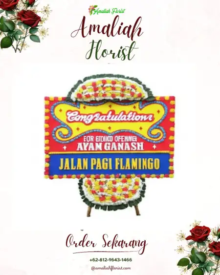 Sewa Papan Bunga Mogana